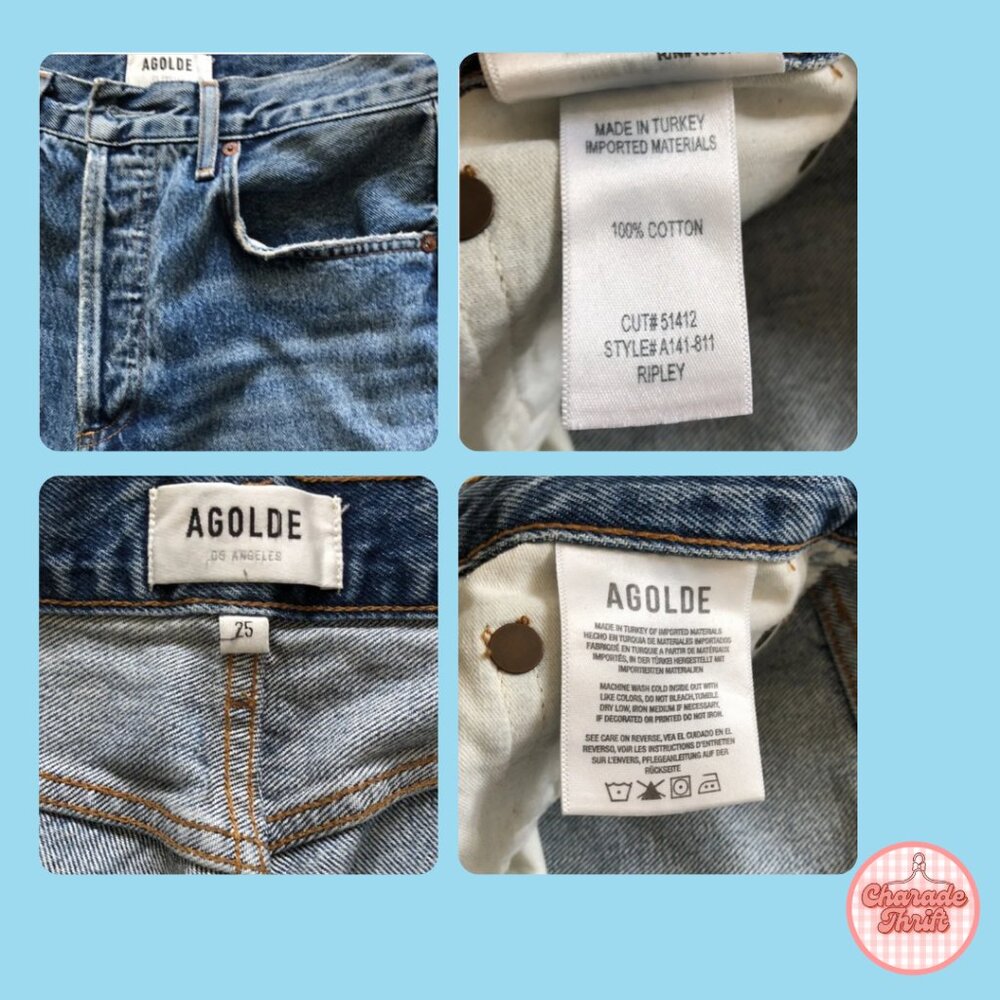AGOLDE "Ripley" Mid-rise Jeans - Picture 5 of 6